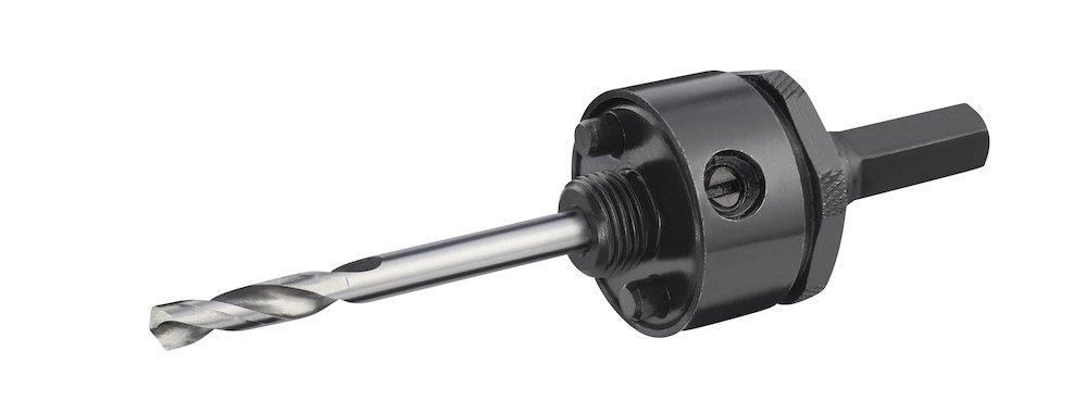 Ironside Hole Saw Holder with long bit - 6KT., hole saw universal 31-210mm, 100001