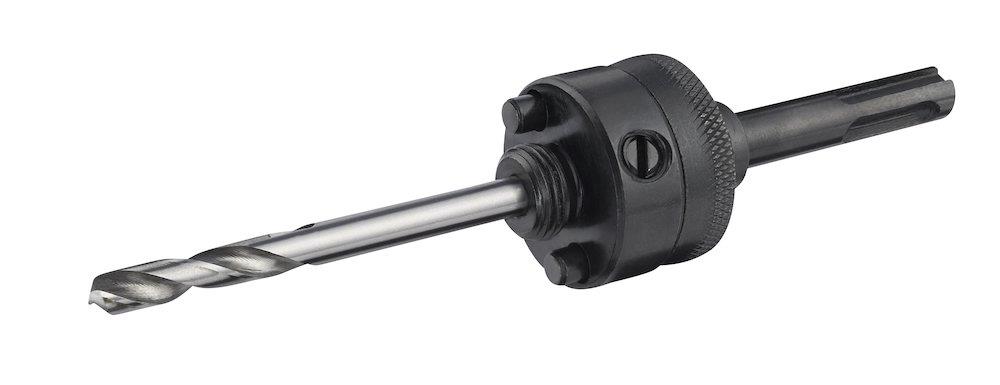 Ironside Hole Saw Holder with long bit - SDS-plus, universal hole saws 31-210mm, 102631