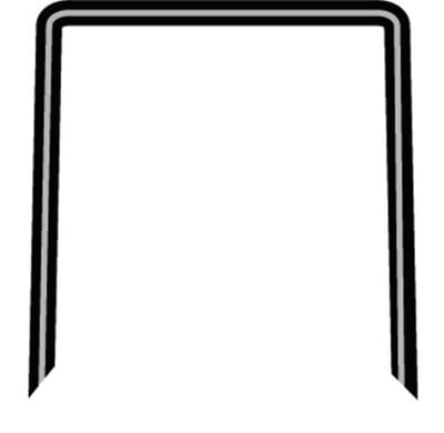 Ironside L Clamp 14 mm, 10.6 mm, 1440 pcs, galvanized