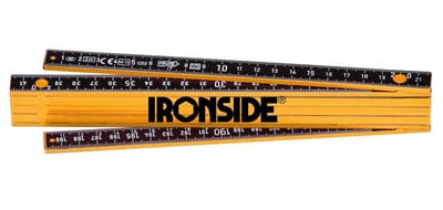 Ironside Measuring Tape yellow/black - 2M, 10PCS, Composite, 102964