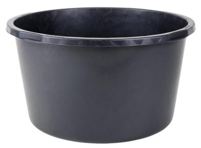 Ironside Mortar tub black - 65L, LDPE 3394661026439