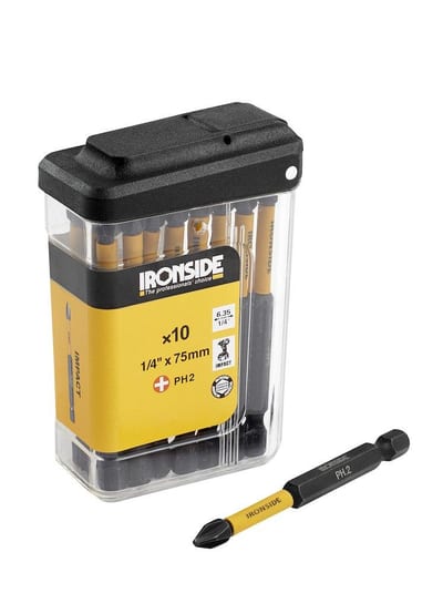Ironside Power Bits pozidriv torsion - 75mm, 10PCS