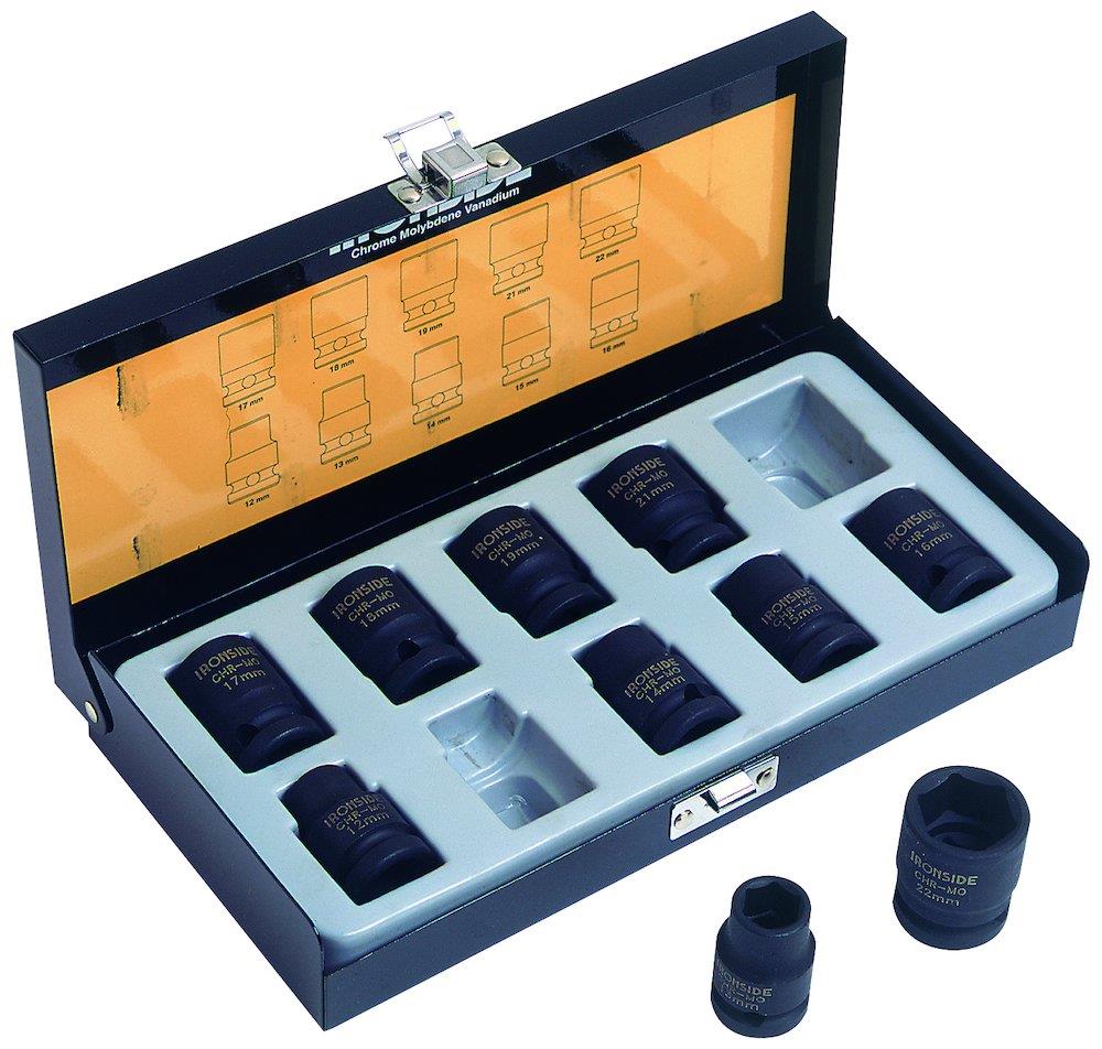 Ironside Power Socket Set - 1/2", 13PCS, 116047