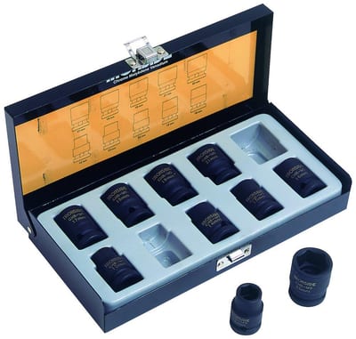 Ironside Power Socket Set - 1/2", 13PCS, 116047