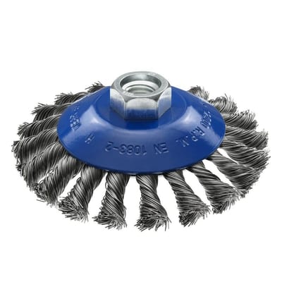 Ironside Rotary brush steel, snoet - 115mm, 0.5mm, M14