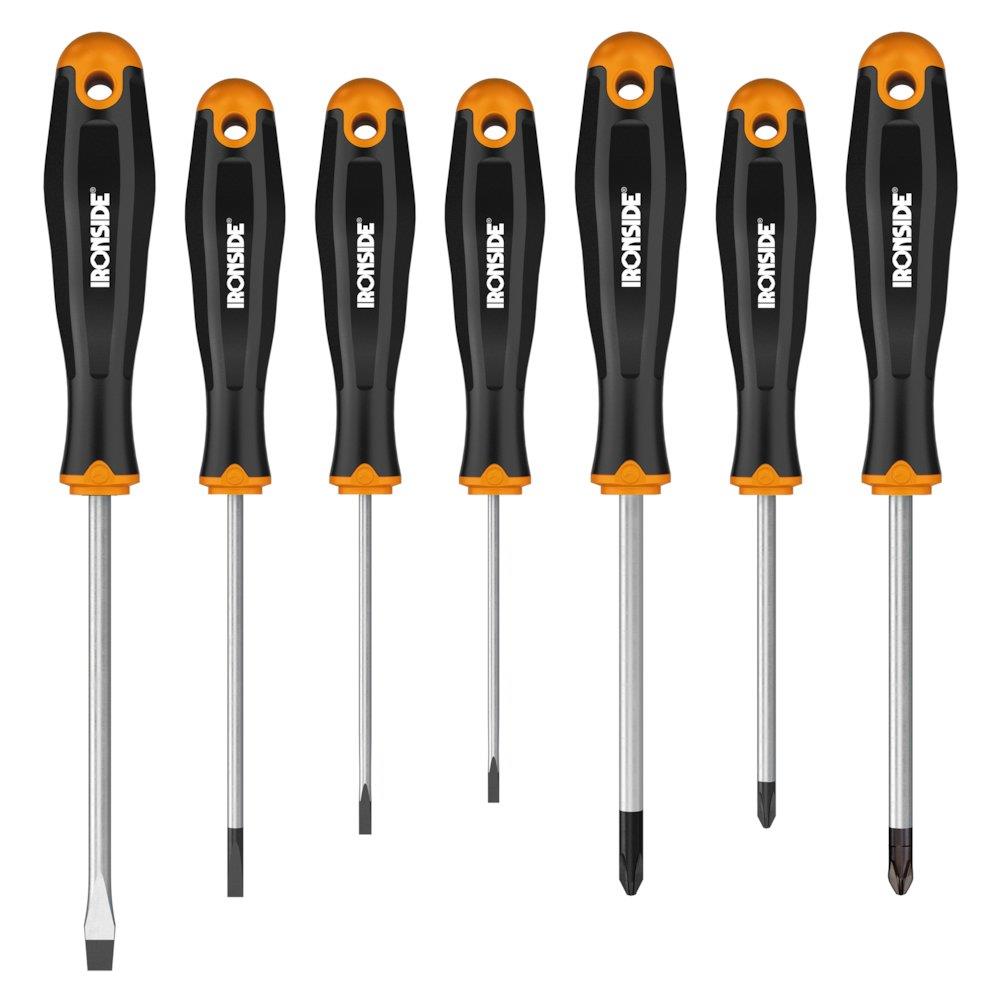 Ironside Screwdriver Set straight/PH/PZ - 7PCS, 103647