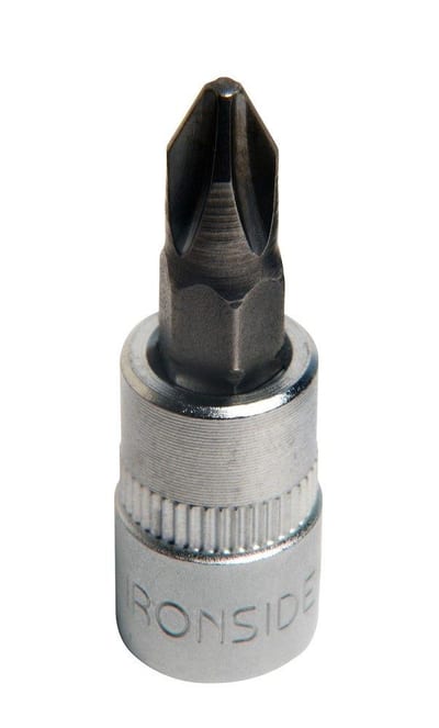 Ironside Screwdriver Socket Phillips - 1/4", 37mm