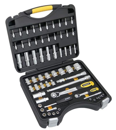 Ironside Socket Wrench Set - 1/4 & 1/2", 65PCS, 102681