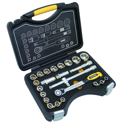 Ironside Socket Wrench Set 10-32 mm - 1/2", 24PCS