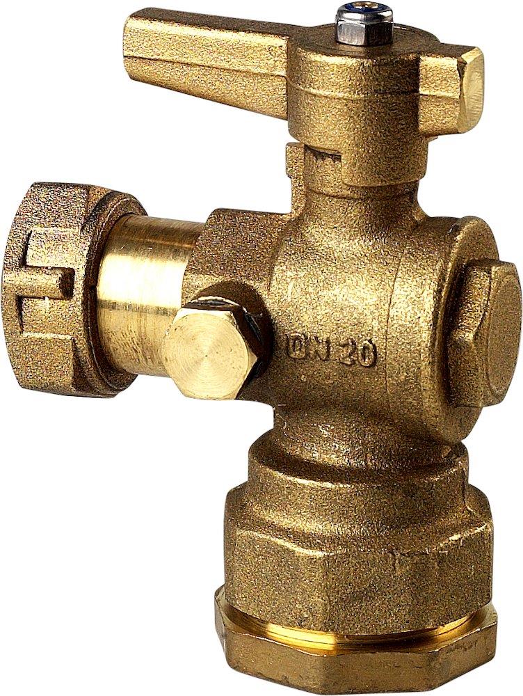 ISIFLO Angle Valve with drain - 32mm, 1"