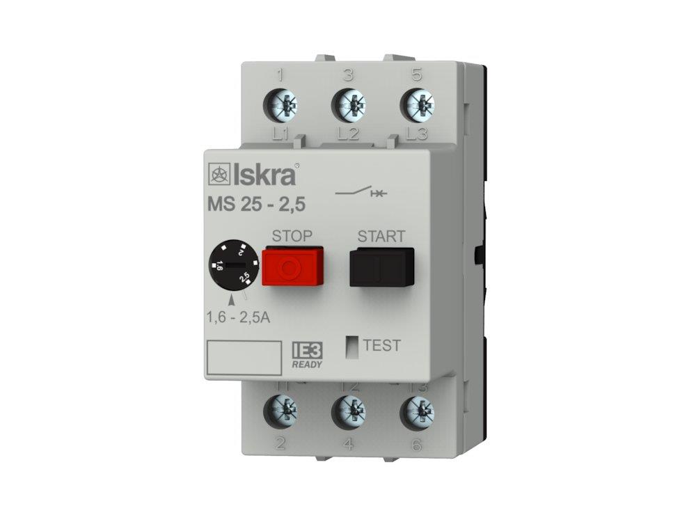 Iskra MS25-0,63 Motor Protection - MS25, 0,40 - 0,63A, 3P