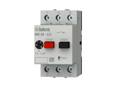Iskra MS25-1,6 Motor Protection - MS25, 1 - 1,6A, 3P