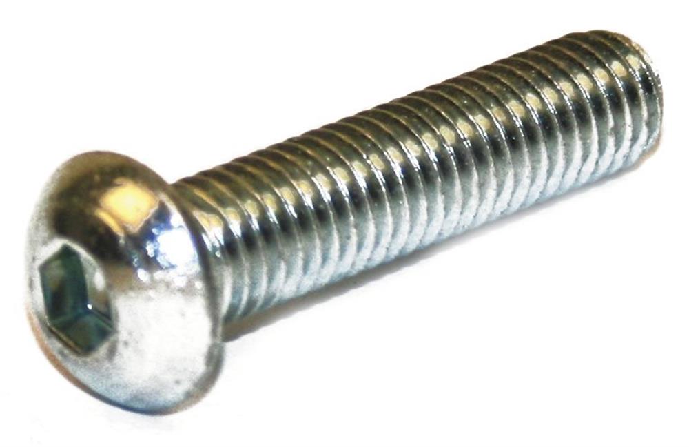 ISO 7380-1 Button-Head Socket Screw Electro-Galvanised 10.9, M10 x 35 mm, Pack of 100