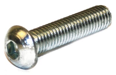 ISO 7380-1 Button-Head Socket Screw Electro-Galvanised (FZB) 10.9 - M8 x 35 mm, 200 pcs