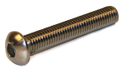 ISO 7380-1 Allen Screw Button Head Stainless A2 - M5, 35mm, 200PCS