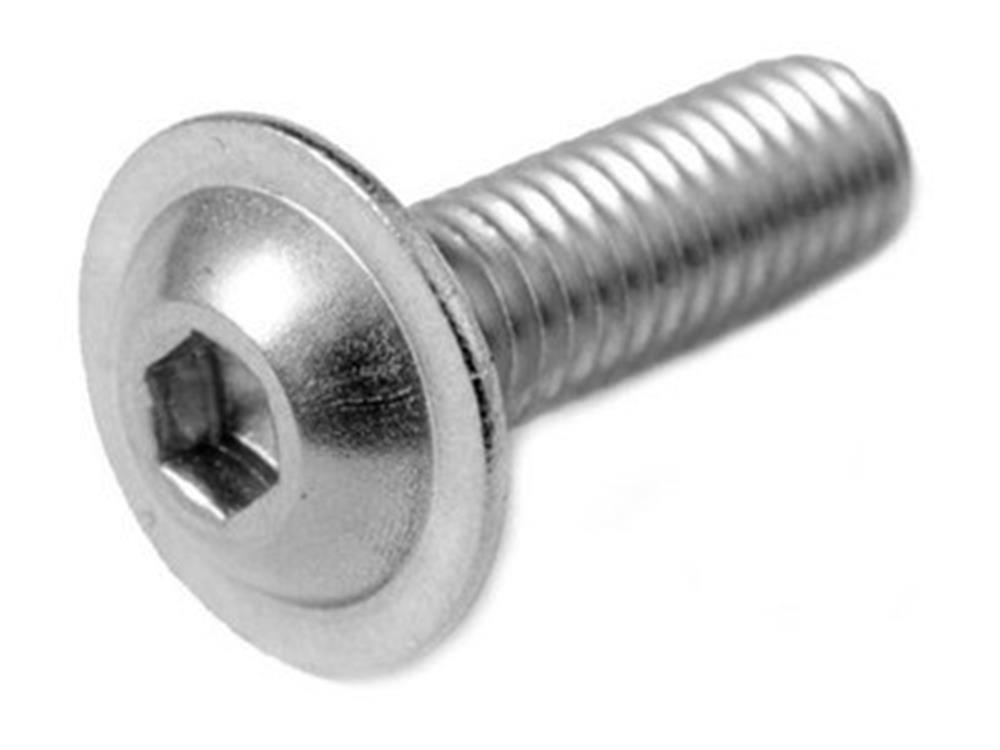 ISO 7380-2 Allen Screw Button Head Stainless A2 - M6, 10mm, 500PCS