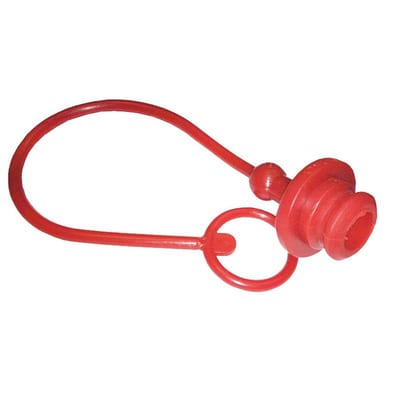 ISO A Dust plug 3/8" PVC - 10