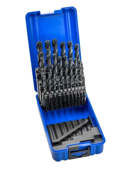 IZAR DIN 338 HSS - 25PCS, 1-13 mm, 118°