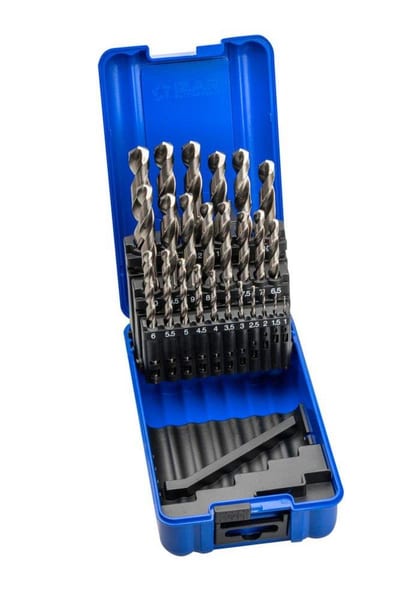 IZAR DIN 338 HSS - 25PCS, 1-13 mm, 130°