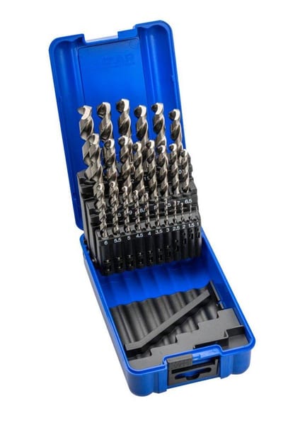 IZAR DIN 338 HSS-E - 25PCS, 1-13 mm, 135°