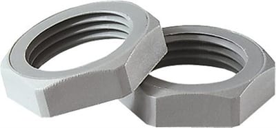 Jacob Hexagonal Locknut 50-M-PA Nut - M25, grey, PA ( Polyamide )