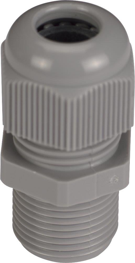 Jacob Perfect 50-PG-PA Cable Gland with long thread - PG29, grey, 18 - 5 mm, PA ( Polyamide )
