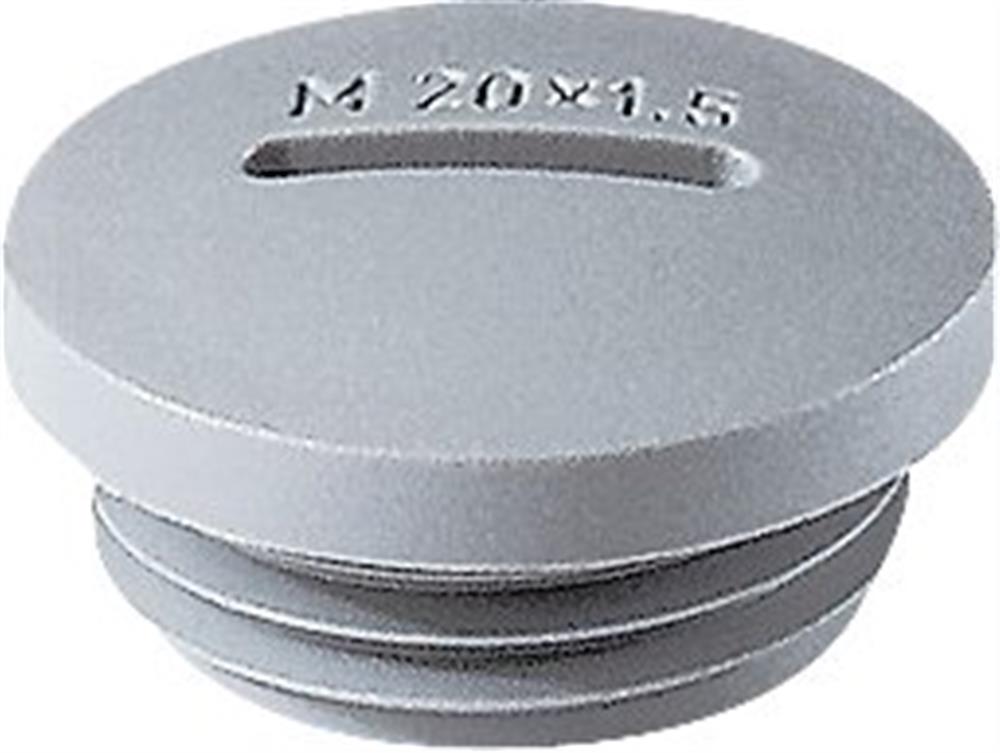 Jacob Screw Plug 10-M-PA Blind plug - M12, PA ( Polyamide ), grey