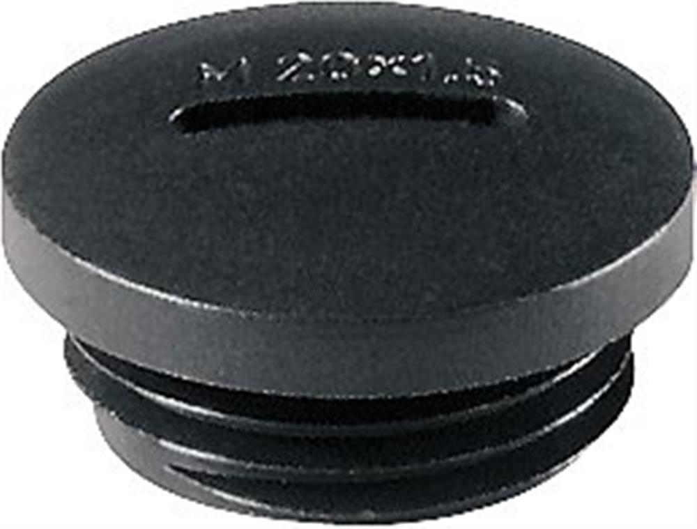 Jacob Screw Plug 10-M-PA Blind plug - M16, PA ( Polyamide ), black