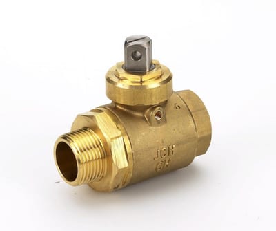 JCH Water Stop Valve with drain - 1"