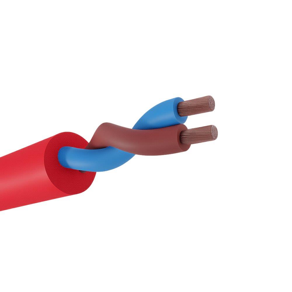 JMV Cables Safe Flex ABA Fireproof Cable - 1X2X0,75MM2, without earth 10514009