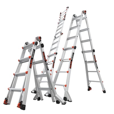 Jumbo Giant Classic Combination Ladder - 4.5M, 4/7PCS