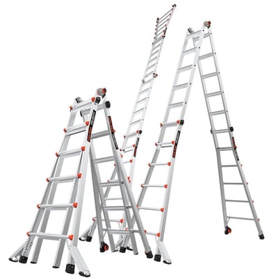 Jumbo Giant Classic Combination Ladder - 6.9M, 6/11PCS
