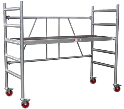 Jumbo Professional Folding Scaffold narrow - 3.55M, 1.55M, 0.74M, 1.78M