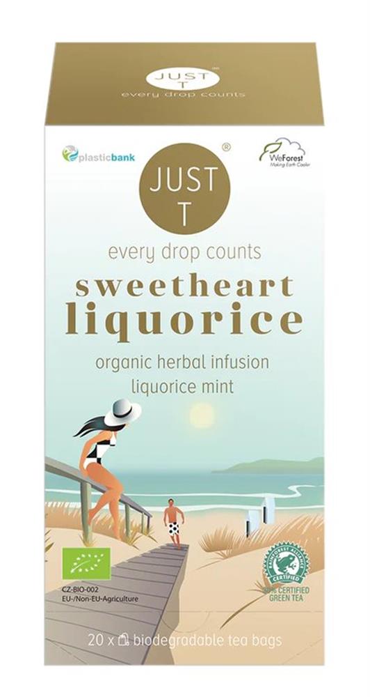 Just T Sweetheart Liquorice Tea - 20 breve/pack