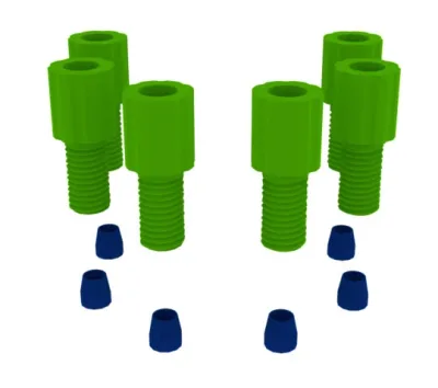 1/16" OD Fittings for Carboy Adapters, 6-Pack