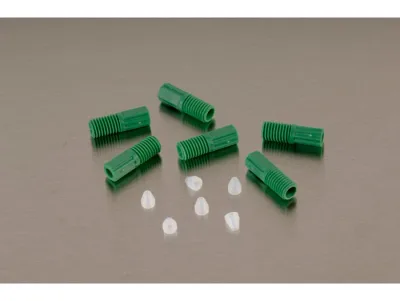 1/8" OD Hard-Wall Tubing Compression Fittings with Ferrules for HPLC Poly Manifold, Package of 6