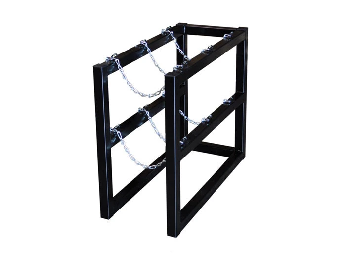 1 Wide by 3 Deep, Gas Cylinder Barricade Rack, 3 Cylinder Capacity - 35090