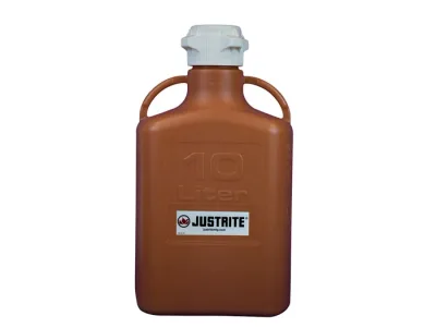 10 Liter HDPE Carboy, 83mm Cap, Amber