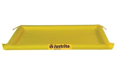 10' x 18' x 2", 220 Gallon Spill Capacity, Maintenance Spill Berm, Yellow