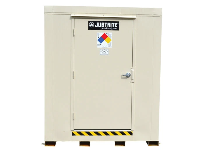 12-drum, Explosion Relief Panels, 2-Hour Fire-Rated Outdoor Safety Locker - 912121