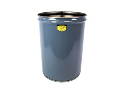 12 Gallon, Cease-Fire® Waste Receptacle, Safety drum Can Only, Gray