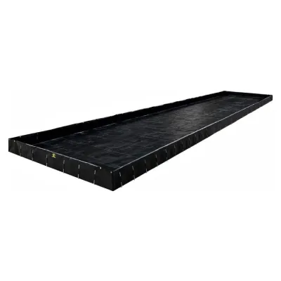 12' x 50' x 12", 4488 Gallon Spill Capacity Portable Spill Berm, MightyBerm