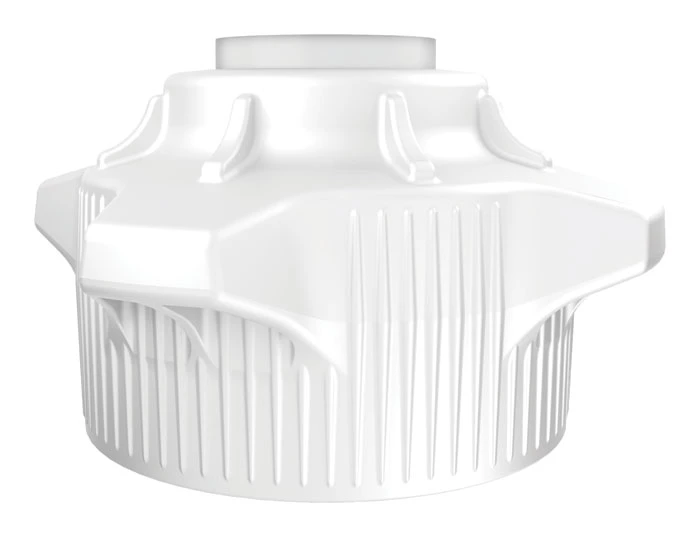 120mm Carboy Cap, Open Top, Closed Adapter - 12897