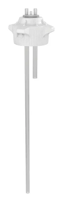 120mm Carboy Cap, Open Top with Adapter, Two 1/2" Molded-in Hose Barbs, 37" Tubing