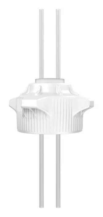 120mm Carboy Cap with Two 1/4" OD Tubes, 37" Length, Open Top
