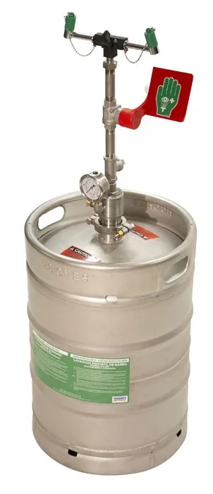 15 Gallon, Portable Self-Contained Hughes Eyewash Station, Pressurized - 15GEW