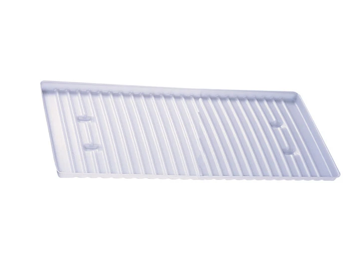 16.938" D x 26.125" L Plastic Sump Liner for 19 Gallon (24"W) Under Fume Hood Safety Cabinet - 29986