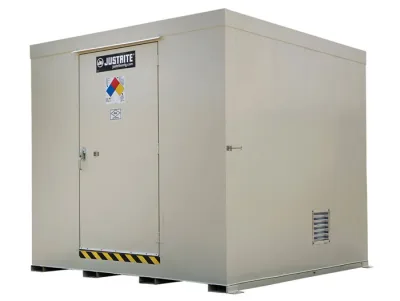 16-drum, Explosion Relief Panels, Non-Combustible Outdoor Safety Locker