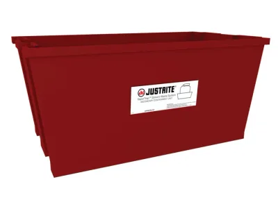 19.4 Gallon, Spill Basin for 40 or 60 Liter Carboys, Red, Plastic