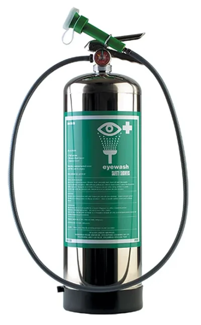 2.9 Gallon, Portable Self-Contained Hughes Eye Wash Station, Pressurized - 28GEW